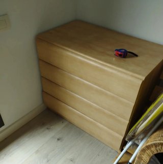 Cajonera de madera 4 cajones