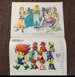 Calendario Final Fantasy Square Enix Super Famicom