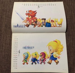 Calendario Final Fantasy Square Enix Super Famicom