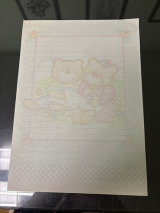 Carta profumata con orsetti