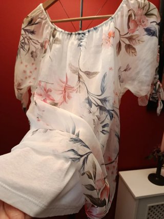Blusa floral mujer talla única