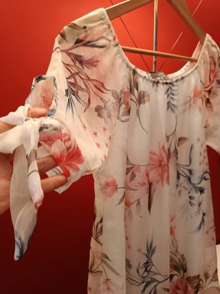 Blusa floral mujer talla única