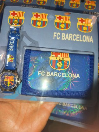 Reloj y Cartera FC Barcelona