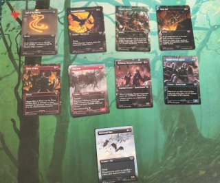 Cartas escena Señor de los Anillos Magic