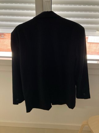 Americana H&M Negra Doble Botonadura