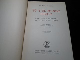 SALDO-Lote 5 Libros Serie- TU- Años 40 -E. LABOR