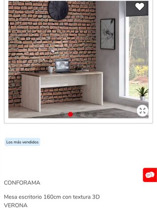 Mesa de escritorio Verona 160cm