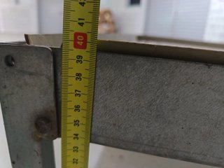 Mesa de cultivo metálica para indoor
