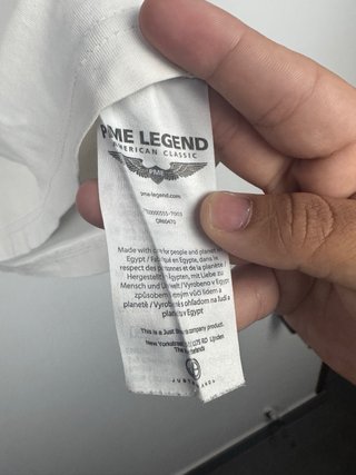 Camiseta PME Legend Blanca Talla M