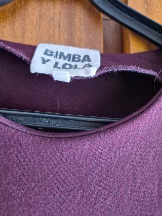 Blusa Bimba y Lola Morada Botones