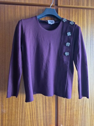 Blusa Bimba y Lola Morada Botones