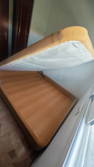 Canapé 150x190 tela Ocre