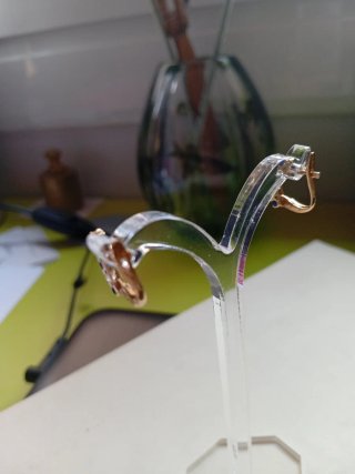 Pendientes Oro 18k con Zafiros y Circonitas