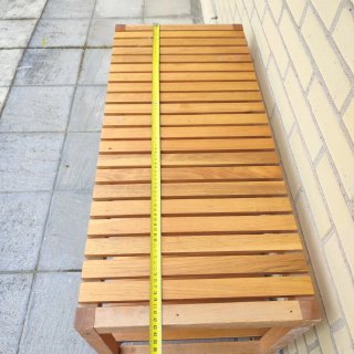 Banco Ikea Molger 2 estantes madera