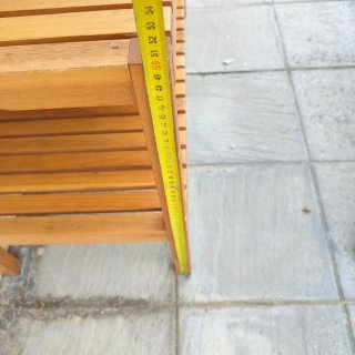Banco Ikea Molger 2 estantes madera