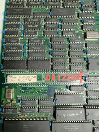 Spinal Breakers (Japan) 1990 Arcade PCB