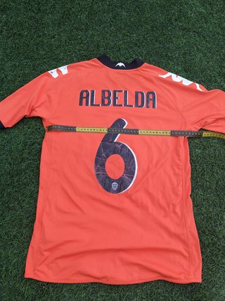 Camiseta Valencia CF 2009/10 Albelda #6 Kappa
