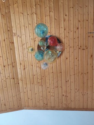 Lámpara infantil globos colores