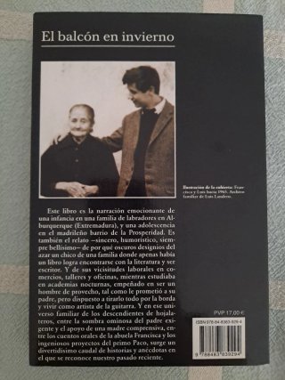 El balcón en invierno, Landero, nuevo