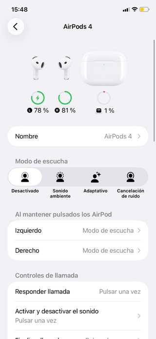 Airpods 4 Apple Blancos