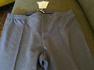 Pantalón mujer cintura elástica gris Nuevo
