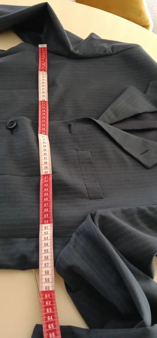 Traje de rayas diplomáticas para caballero