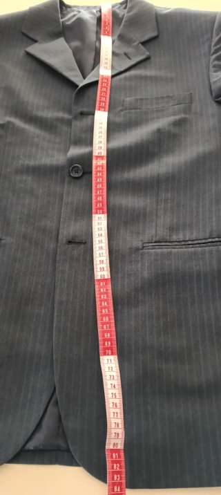 Traje de rayas diplomáticas para caballero