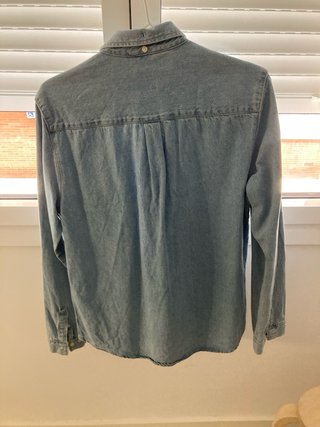 Camisa tejana Zara azul
