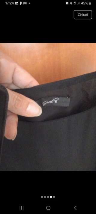 Abito elegante nero taglia unica