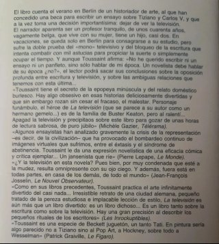 Libro La televisión