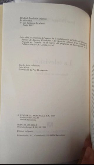 Libro La televisión