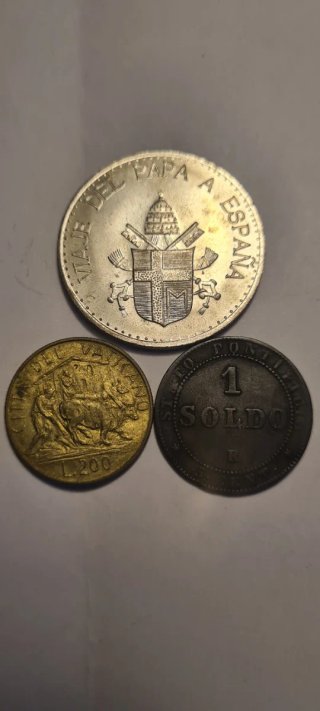 Lote 3 Monedas Vaticano Juan Pablo II