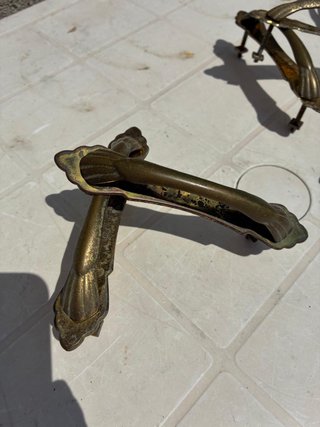 Maniglie Ottone Vintage - Set 5 Pezzi