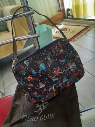 Borsetta Piero Guidi Beige Multicolor