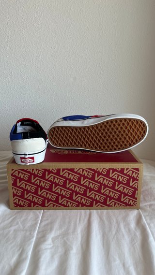 Vans Asher Rally Rojo/Blanco Talla 38.5