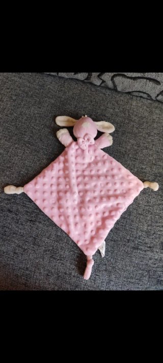 Dudú peluche rosa bebé