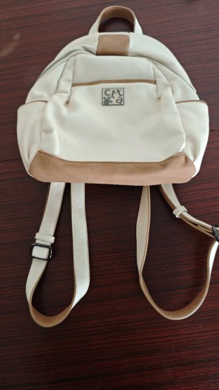 Mochila Caminatta Beige y Marrón