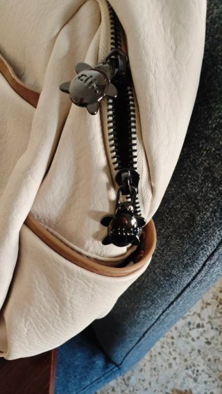 Mochila Caminatta Beige y Marrón