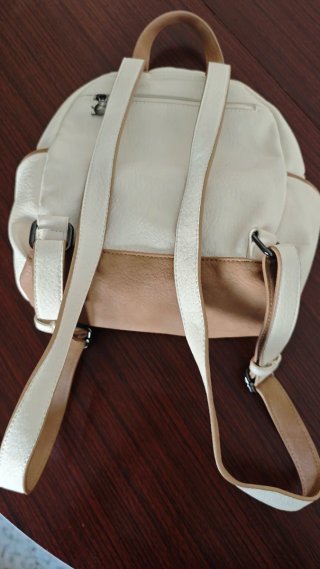 Mochila Caminatta Beige y Marrón