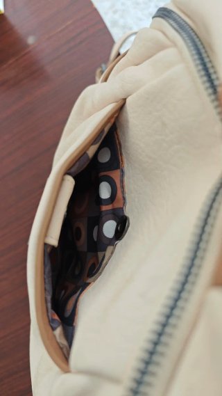 Mochila Caminatta Beige y Marrón