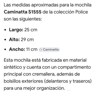 Mochila Caminatta Beige y Marrón