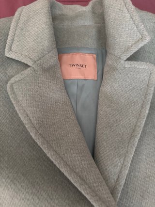 Cappotto Twinset Lana Tg 50 Verde