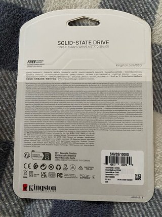 Kingston NV3 1TB PCIe 4.0 NVMe M.2 SSD