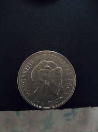 Moneda Antigua Danesa Margrethe II