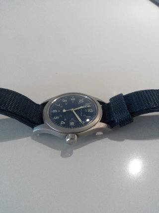 Reloj Hamilton Azul y Plateado