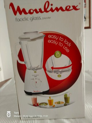 Batidora Moulinex Vaso Cristal 1.75L