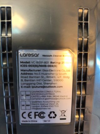 Batteria Laresar X11 per aspirapolvere