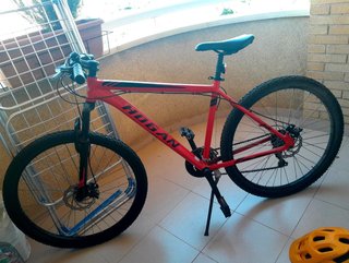 Bicicleta Montaña 27.5 Roja HOGAN