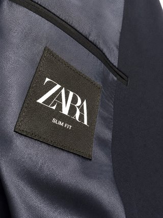 Traje Zara Azul Hombre