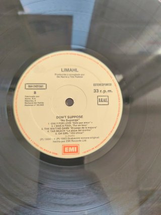Vinilo Limahl Don't Suppose